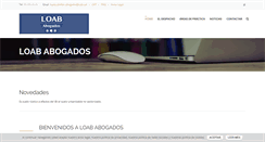 Desktop Screenshot of loab-abogados.com